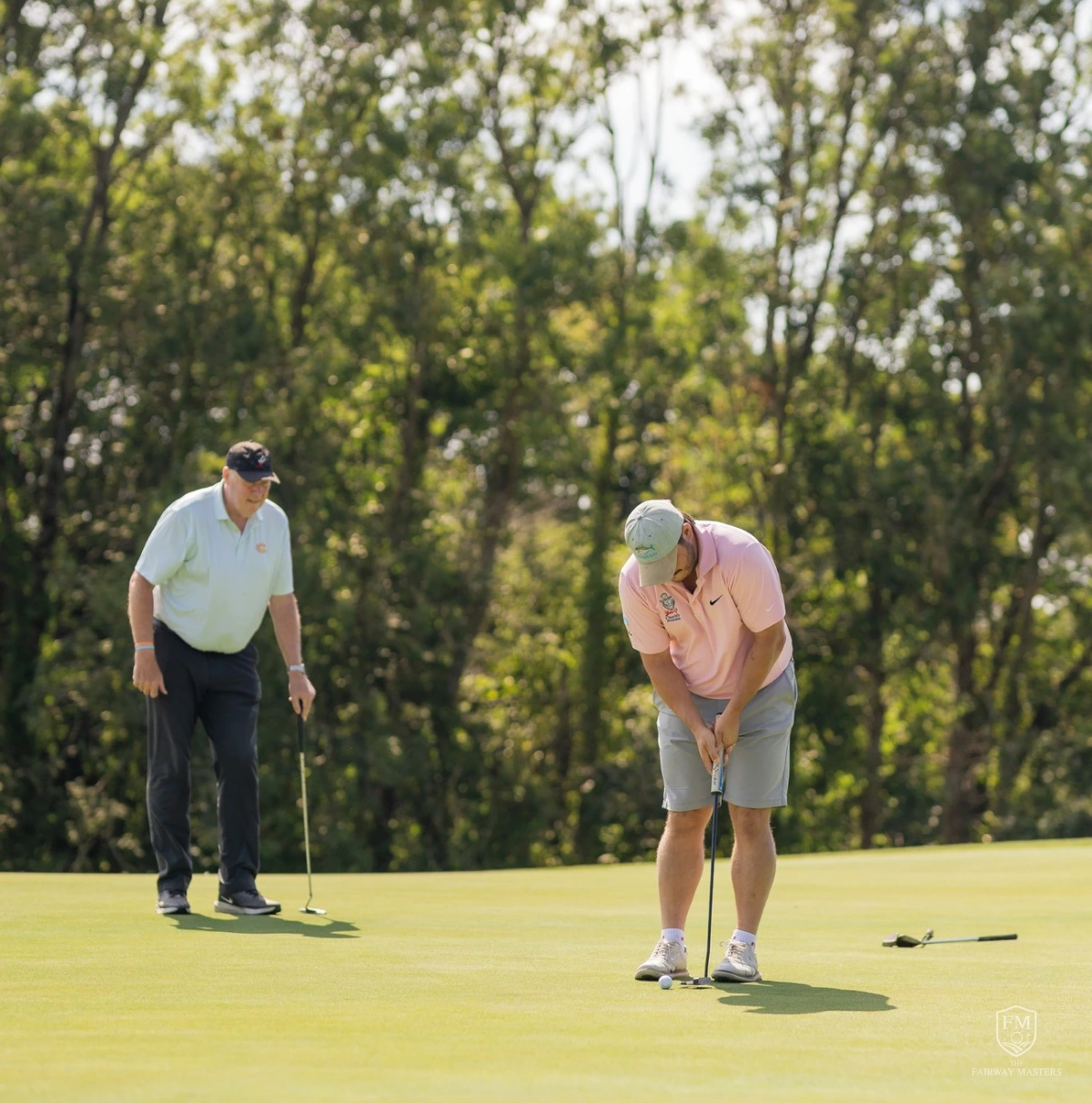 Golfer at the Fairway Masters Invitational registration