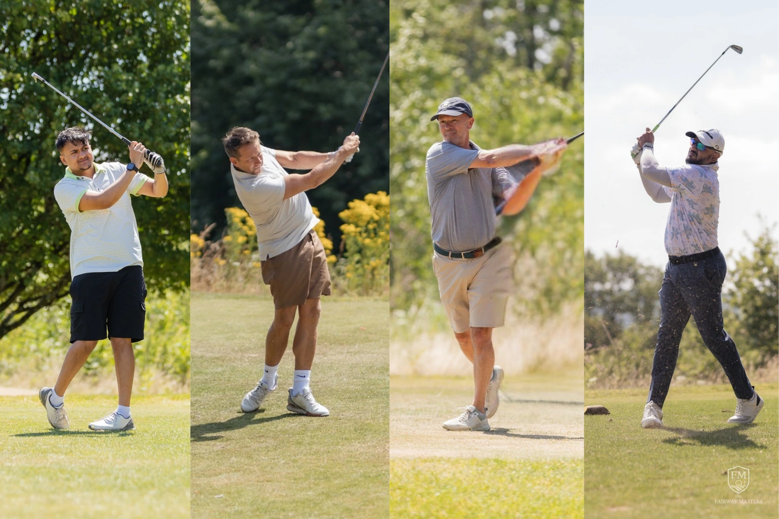 Winning golfers celebrating at the 2026 Fairway Masters Championship