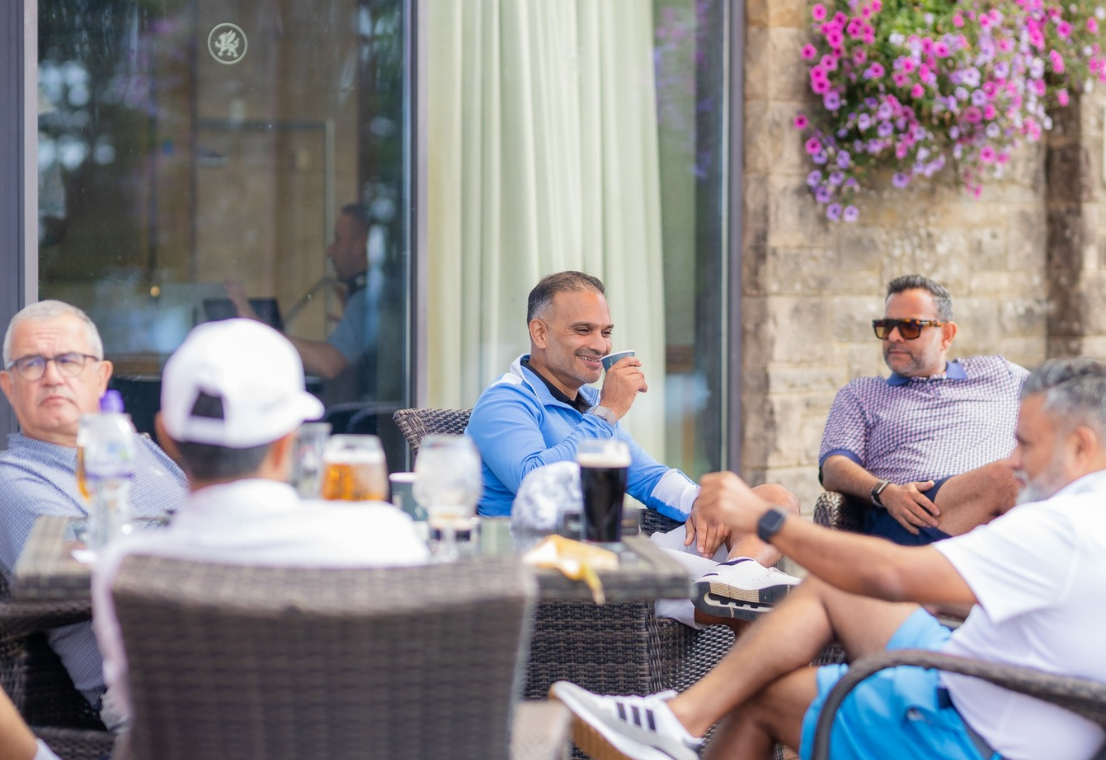 Amateur golfers competing at the Fairway Masters Invitational